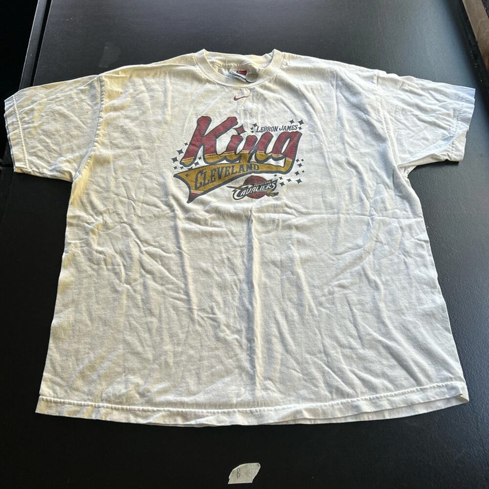 Vintage Nike Cleveland cave liners LeBron James t shirt